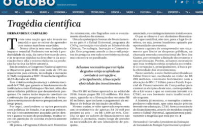 Presidente da FeSBE, Hernandes F. Carvalho assina artigo no Globo